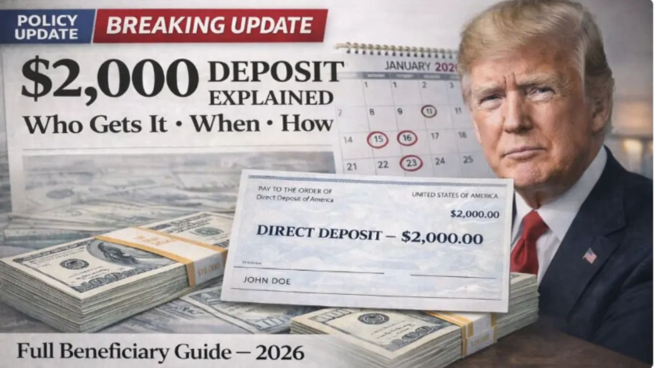 $2,000 Federal Deposit January 2026: What Every American Needs to Know