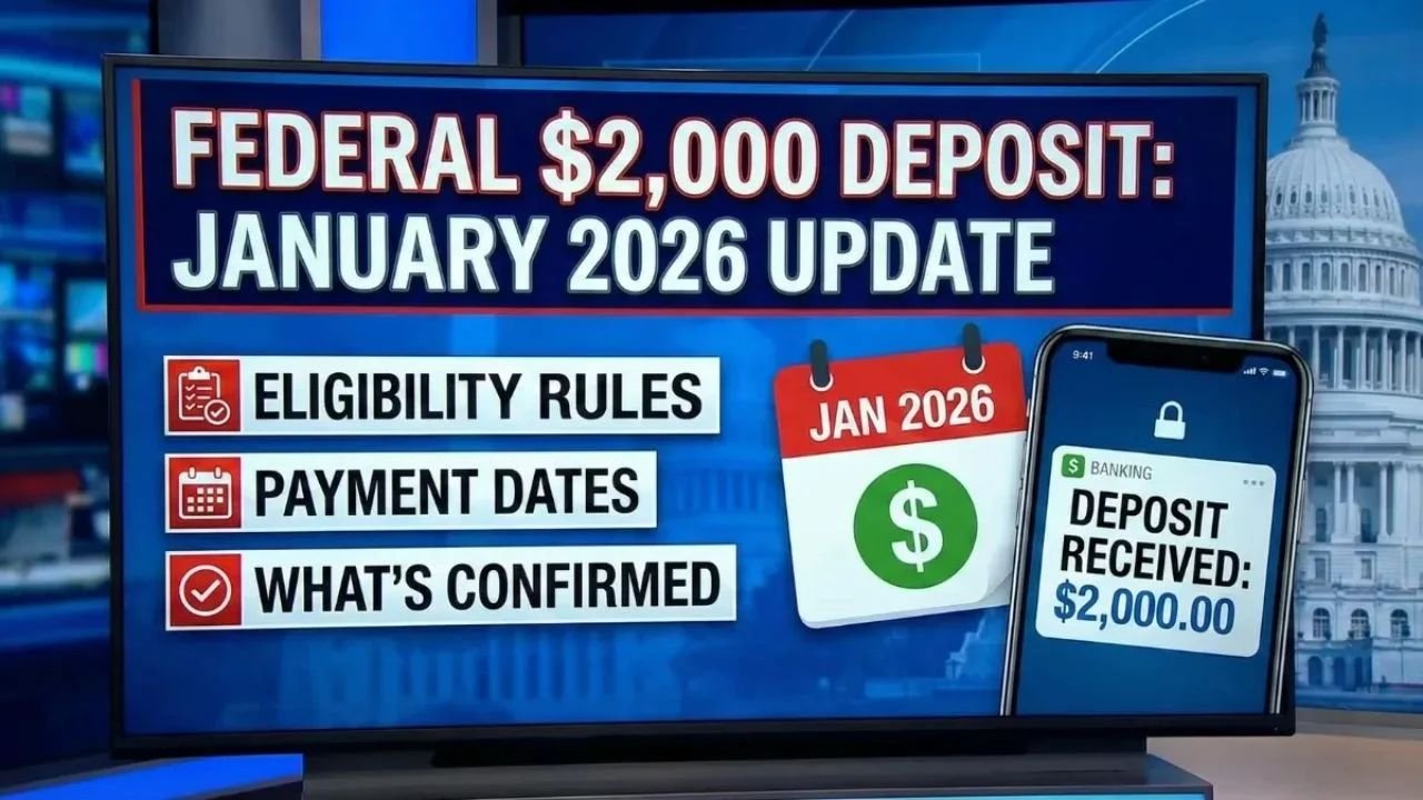 Federal $2,000 Deposit January 2026: Beneficiaries Are Checking Accounts (Full Guide Inside)