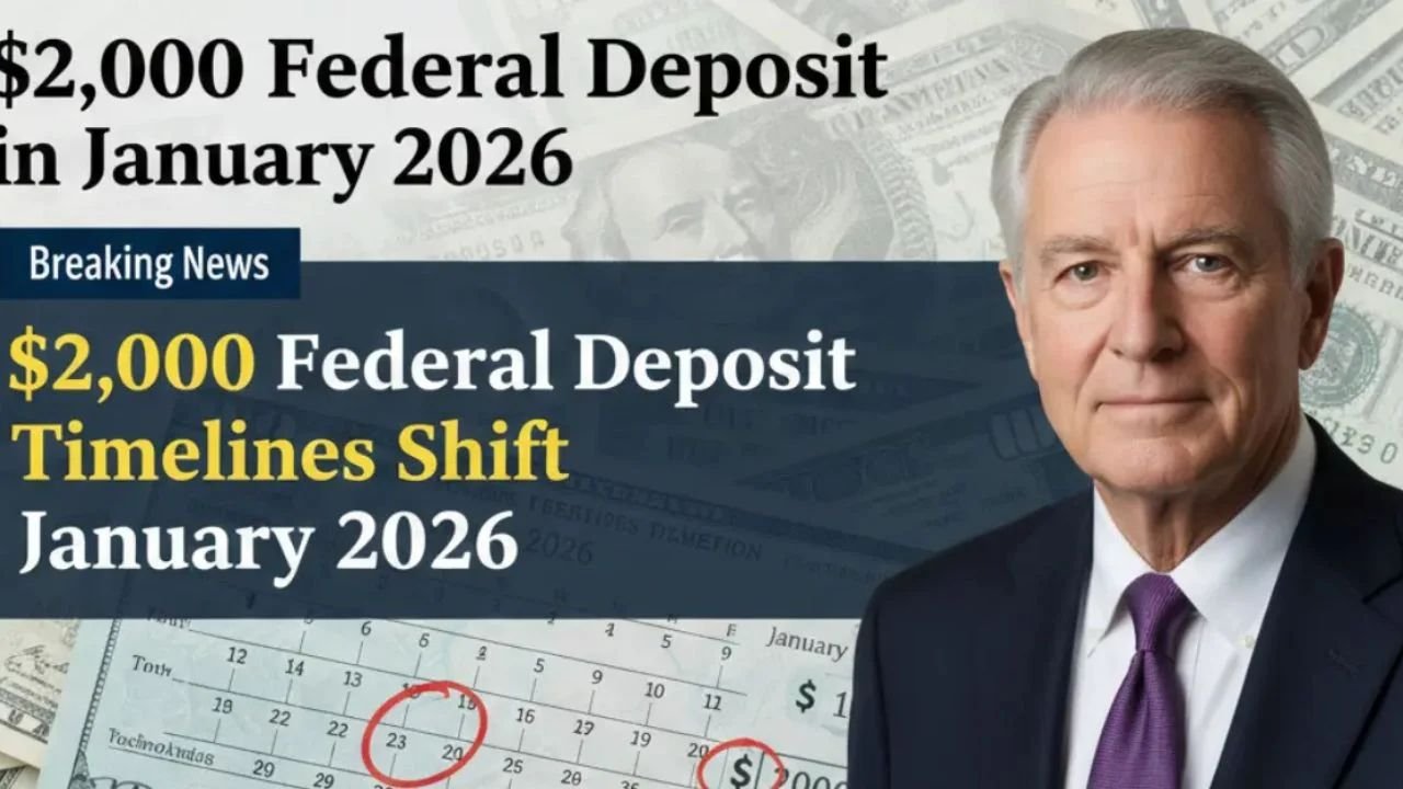 Federal $2,000 Deposit Update 2026: Timeline Changes Impact Refund Expectations