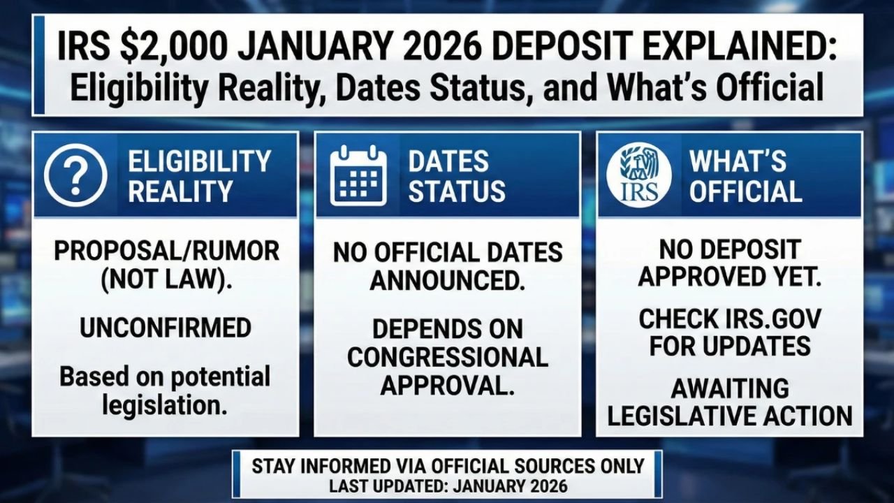 IRS $2,000 January 2026 Deposit Explained